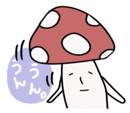 Cute and weidos mushroom sticker #1872629