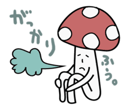 Cute and weidos mushroom sticker #1872635