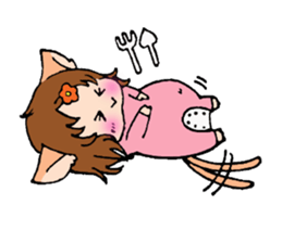 "Haru-chan" Cat version sticker #1872855