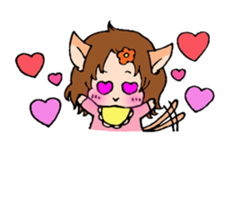 "Haru-chan" Cat version sticker #1872877