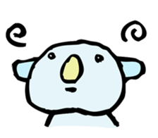 A koara studies hard sticker #1873868