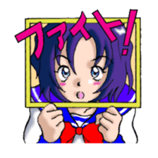 Girl over the monitor sticker #1874221