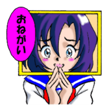 Girl over the monitor sticker #1874222