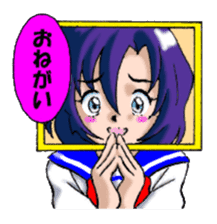 Girl over the monitor sticker #1874222