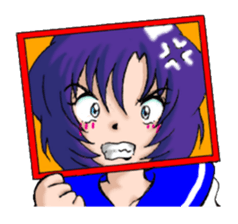 Girl over the monitor sticker #1874235