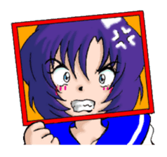 Girl over the monitor sticker #1874235