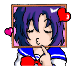 Girl over the monitor sticker #1874244