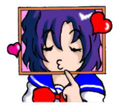 Girl over the monitor sticker #1874244