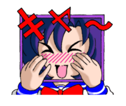 Girl over the monitor sticker #1874245