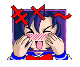 Girl over the monitor sticker #1874245