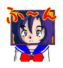 Girl over the monitor sticker #1874248