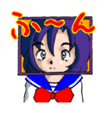 Girl over the monitor sticker #1874248