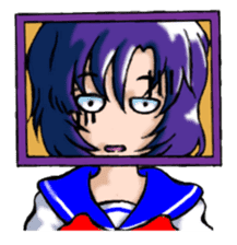 Girl over the monitor sticker #1874249