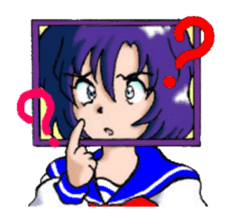 Girl over the monitor sticker #1874250