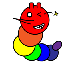 Rainbow Bug sticker #1874342