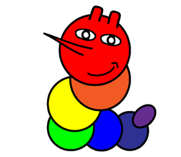 Rainbow Bug sticker #1874370