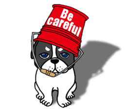 "Mametaro" of the puppy (English ver.) sticker #1874499