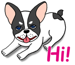 "Mametaro" of the puppy (English ver.) sticker #1874507