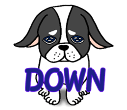 "Mametaro" of the puppy (English ver.) sticker #1874512
