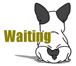 "Mametaro" of the puppy (English ver.) sticker #1874520