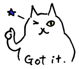 Zen Neko - English version sticker #1874632