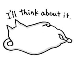 Zen Neko - English version sticker #1874639