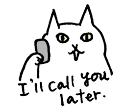 Zen Neko - English version sticker #1874643