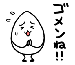 White sesame&Black sesame sticker #1874741