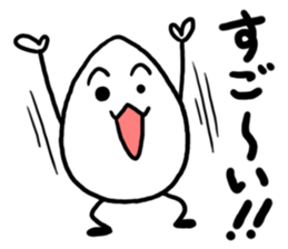 White sesame&Black sesame sticker #1874759