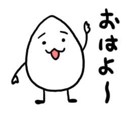 White sesame&Black sesame sticker #1874769