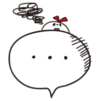 Balloons and a girl sticker #1874844