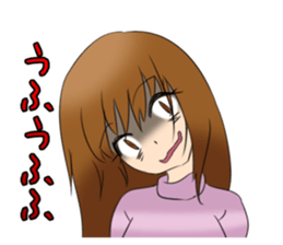 loneliness girl. sticker #1875468