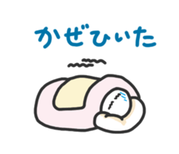 Snowman in love. sticker #1875601