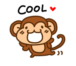 A friendly monkey sticker #1875619