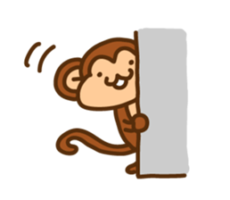 A friendly monkey sticker #1875625
