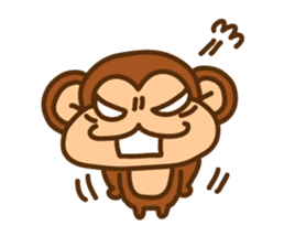 A friendly monkey sticker #1875641