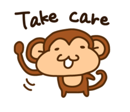 A friendly monkey sticker #1875645