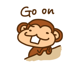 A friendly monkey sticker #1875647