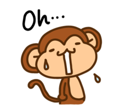 A friendly monkey sticker #1875648