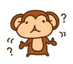 A friendly monkey sticker #1875651