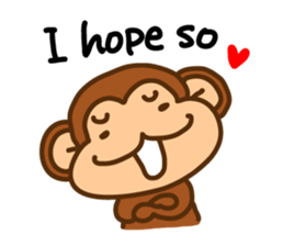 A friendly monkey sticker #1875652