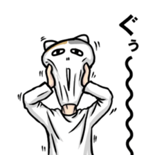 Life with cat man sticker #1875931