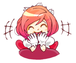 mio maid sticker #1875933