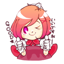 mio maid sticker #1875941