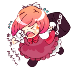 mio maid sticker #1875942