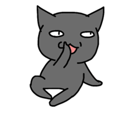 Cat comes fueled me. sticker #1876324