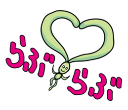 Ear long insect sticker #1877423