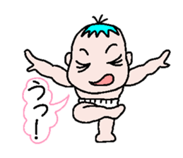 Talkative baby sticker #1878040