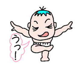 Talkative baby sticker #1878040