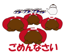 Rugby Kuma's life in Japan (Rugby Bear) sticker #1878056